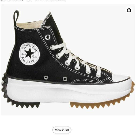 Converse Run Star Chuck Taylor Hike Hightop Unisex Sneakers10,5 - Picture 1 of 15
